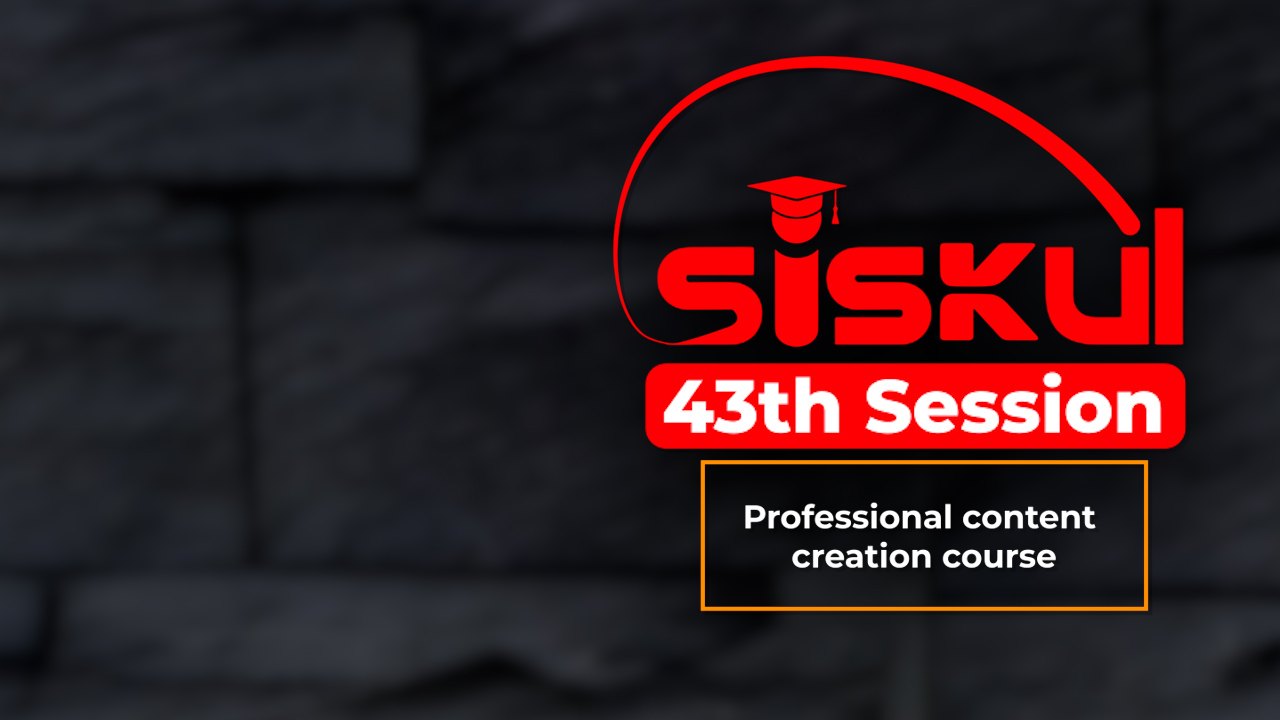 Professional Content Creation recorded course